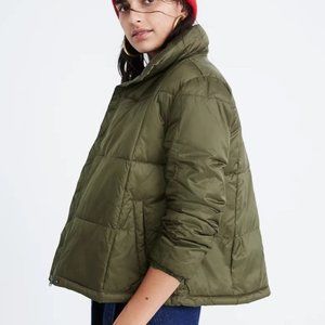 NWT Madewell Travel Buddy Packable Puffer Jacket